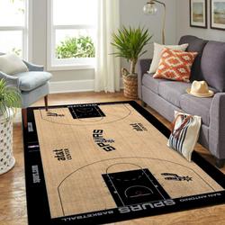 San Antonio Spurs Home Decor NBA Team Logo Carpet Rug Living Room 1912266