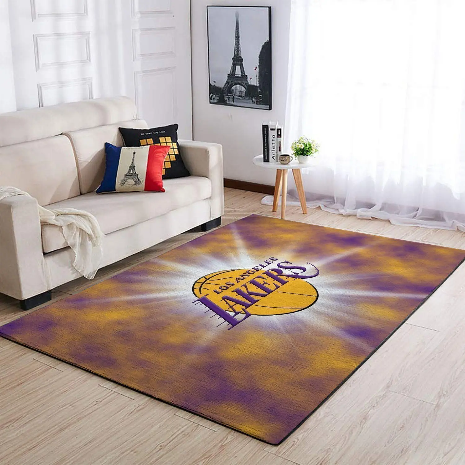 NBA Los Angeles Lakers Basketball Area Rug Living Room Rug Home Decor V527