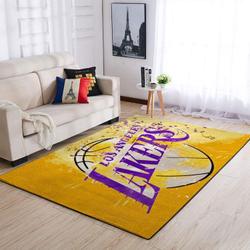 NBA Los Angeles Lakers Basketball Area Rug Living Room Rug Home Decor V528