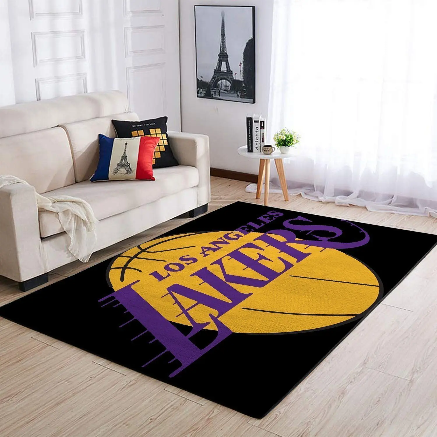 NBA Los Angeles Lakers Basketball Area Rug Living Room Rug Home Decor V531