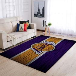 NBA Los Angeles Lakers Basketball Area Rug Living Room Rug Home Decor V534
