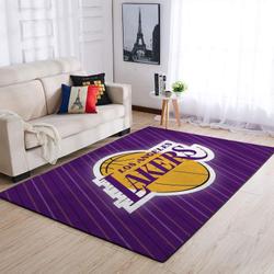 NBA Los Angeles Lakers Basketball Area Rug Living Room Rug Home Decor V535