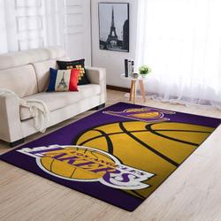 NBA Los Angeles Lakers Basketball Area Rug Living Room Rug Home Decor V546