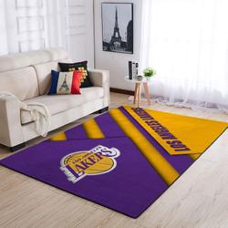 NBA Los Angeles Lakers Basketball Area Rug Living Room Rug Home Decor V547