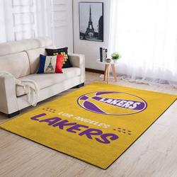 NBA Los Angeles Lakers Basketball Area Rug Living Room Rug Home Decor V557