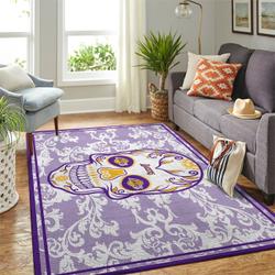 Los Angeles Lakers Nba Rugs Skull Style Living Room Carpet Regtangle Carpet