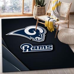 Los Angeles Rams American Nfl 51 Living Room And Bed Room Rug Regtangle Carpet
