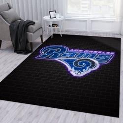 Los Angeles Rams American Nfl 56 Living Room And Bed Room Rug Regtangle Carpet