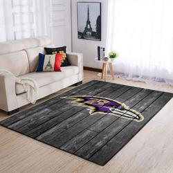 Baltimore Ravens Football Team Logo Carpet Rug Living Room 191007