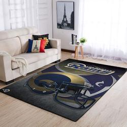 Los Angeles Rams Area Rug Nfl Football Living Room Rug Regtangle Carpet V11154