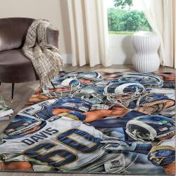 Nfl Football Rug Regtangle Carpet Floor Decor Home Decor