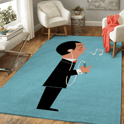 Lost In Music Kewl Krew Art For Fans Area Rug Living Room Carpet Rug Regtangle Carpet Floor Decor Home Decor