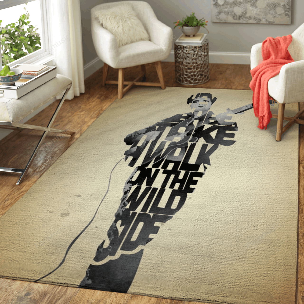 Lou Reed. Music Artwork Art For Fans Area Rug Living Room Carpet Rug Regtangle Carpet Floor Decor Home Decor