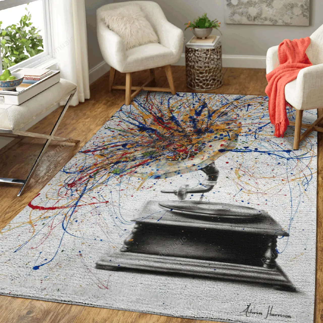 Louder Music Art For Fans Area Rug Living Room Carpet Rug Regtangle Carpet Floor Decor Home Decor
