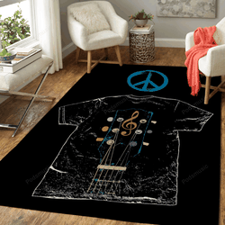 Love Peace Music Peace Art For Fans Area Rug Living Room Carpet Rug Regtangle Carpet Floor Decor Home Decor