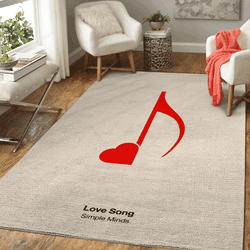 Love Song Music Art For Fans Area Rug Living Room Carpet Rug Regtangle Carpet Floor Decor Home Decor