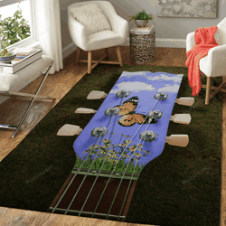 Lp Summer Head Music Art For Fans Area Rug Living Room Carpet Rug Regtangle Carpet Floor Decor Home Decor