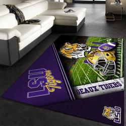 Lsu Tigers Ncaa 2 Area Rug Living Room And Bed Room Rug Rug Regtangle Carpet