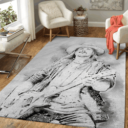 Lukas Nelson Watercolor Music Art For Fans Area Rug Living Room Carpet Rug Regtangle Carpet Floor Decor Home Decor