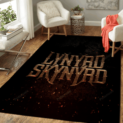 Lynyrd Skynyrd Music Symbols Art For Fans Area Rug Living Room Carpet Rug Regtangle Carpet Floor Decor Home Decor