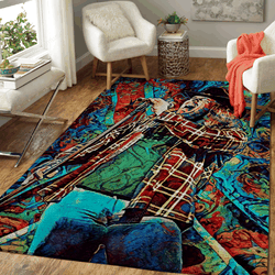 Lynyrd Skynyrd Ronnie Music Art For Fans Area Rug Living Room Carpet Rug Regtangle Carpet Floor Decor Home Decor