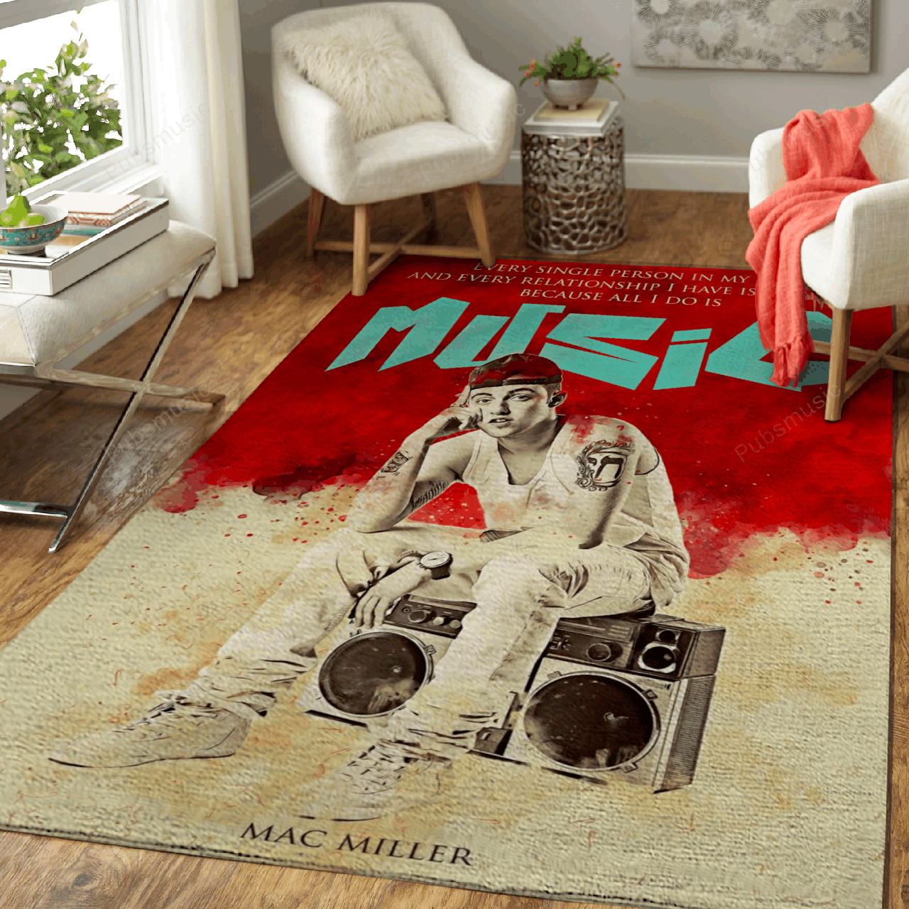 Mac Miller Music Mac Miller Art For Fans Area Rug Living Room Carpet Rug Regtangle Carpet Floor Decor Home Decor V11194