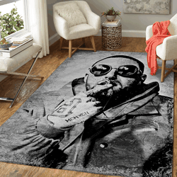 Mac Miller Music Monochrome Art For Fans Area Rug Living Room Carpet Rug Regtangle Carpet Floor Decor Home Decor