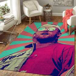 Mac Miller Retro 3 Retro Music Art For Fans Area Rug Living Room Carpet Rug Regtangle Carpet Floor Decor Home Decor