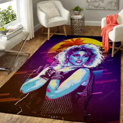 Madonna 80S Artwork Music Synthwave 80S Art For Fans Area Rug Living Room Carpet Rug Regtangle Carpet Floor Decor Home Decor