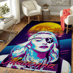 Madonna Music Madonna Art For Fans Area Rug Living Room Carpet Rug Regtangle Carpet Floor Decor Home Decor