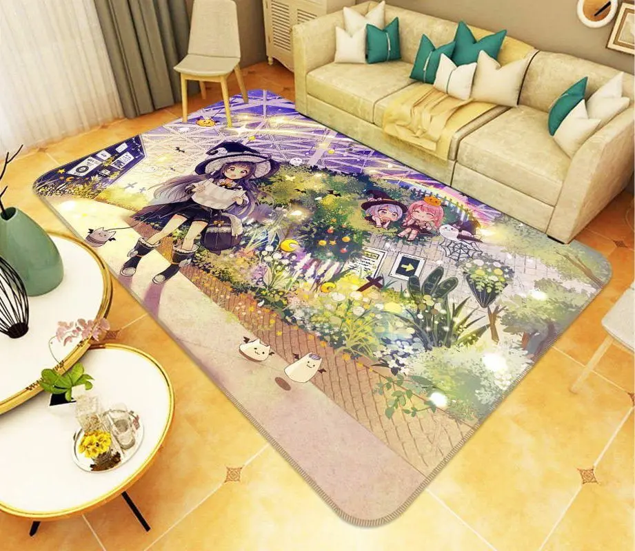 Magic Technology Anime 1 Area Rug Living Room And Bed Room Rug Rug Regtangle Carpet Floor Decor Home Decor