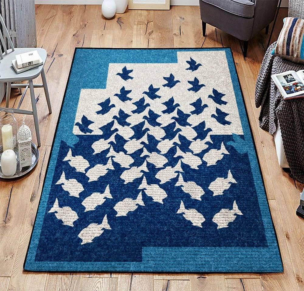 Blue 2 Dhcld2809 Rug Living Room Rug Home Decor