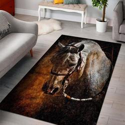 3D Strong Horse 9 Dhcld2809 Rug Living Room Rug Home Decor