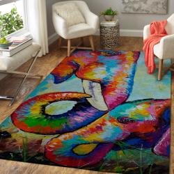 Mama & Baby Elephant Area Rug 1910162 Ofd Area Rug Living Room Carpet Rug Regtangle Carpet Floor Decor Home Decor
