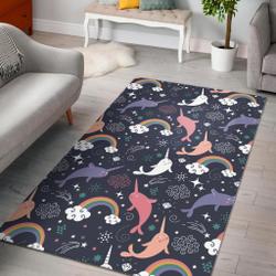 Mammoth Pattern Print Area Rug Living Room Rug Home Decor