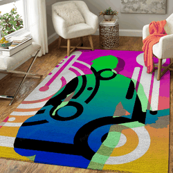 Man With Guitar Abstract Music Art For Fans Area Rug Living Room Carpet Rug Regtangle Carpet Floor Decor Home Decor