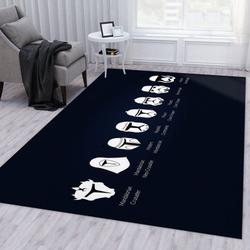 Mandalorian Star Wars 15 Area Rug Living Room And Bed Room Rug Rug Regtangle