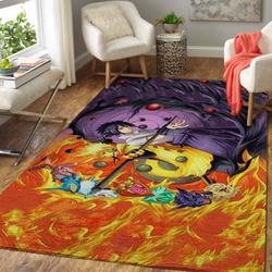 Manga Anime Fans Naruto Vs Sasuke Area Rug Home Decor Homebeautyus Rug