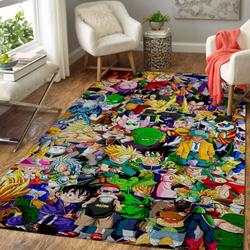 Manga Fans Gragon Ball Area Rug Living Room Rug Home Decor Movie Home Decor