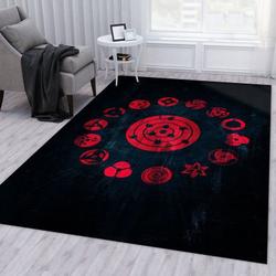 Mangekyou Sharingan 2 Area Rug Living Room And Bed Room Rug Rug Regtangle Carpet Floor Decor Home Decor