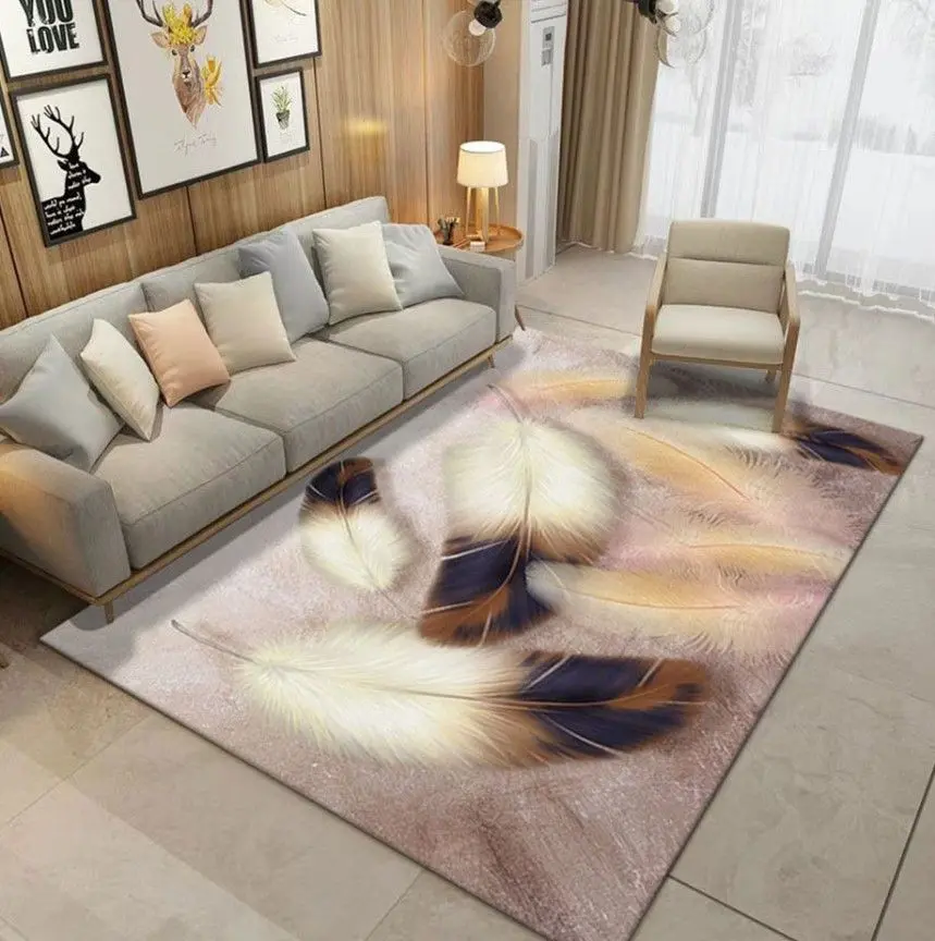 Mango Cute Pattern Print Area Rug Living Room Rug Home Decor
