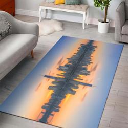 Manhattan New York City Area Rug Skyscrapers Ofd 2003149 Area Rug Living Room Carpet Rug Regtangle Carpet Floor Decor Home Decor
