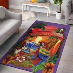 Margaritaville Purple Parrot Beach Area Rug Living Room Rug Home Decor Carpets