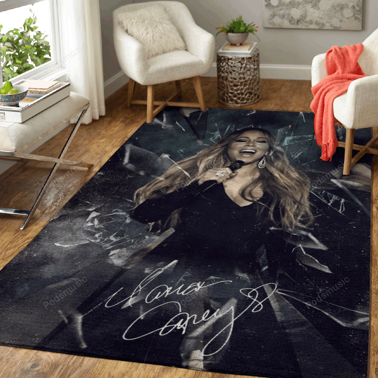 Mariah Carey Pop Music Collection Art For Fans Area Rug Living Room Carpet Rug Regtangle Carpet Floor Decor Home Decor