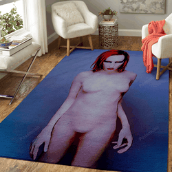 Marilyn Manson Music Art For Fans Area Rug Living Room Carpet Rug Regtangle Carpet Floor Decor Home Decor
