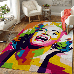 Marilyn Monroe Legendary Music Art For Fans Area Rug Living Room Carpet Rug Regtangle Carpet Floor Decor Home Decor