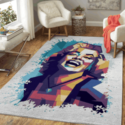 Marilyn Monroe Music Art For Fans Area Rug Living Room Carpet Rug Regtangle Carpet Floor Decor Home Decor