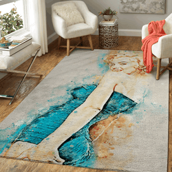Marilyn Monroe Music World Art For Fans Area Rug Living Room Carpet Rug Regtangle Carpet Floor Decor Home Decor