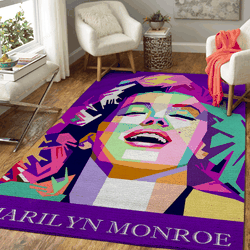 Marilyn Monroe Pop Art Music Legend Art For Fans Area Rug Living Room Carpet Rug Regtangle Carpet Floor Decor Home Decor