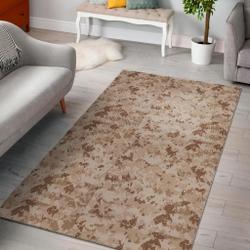 Marine Military Camouflage Camo Pattern Print Area Rug Living Room Rug Home Decor